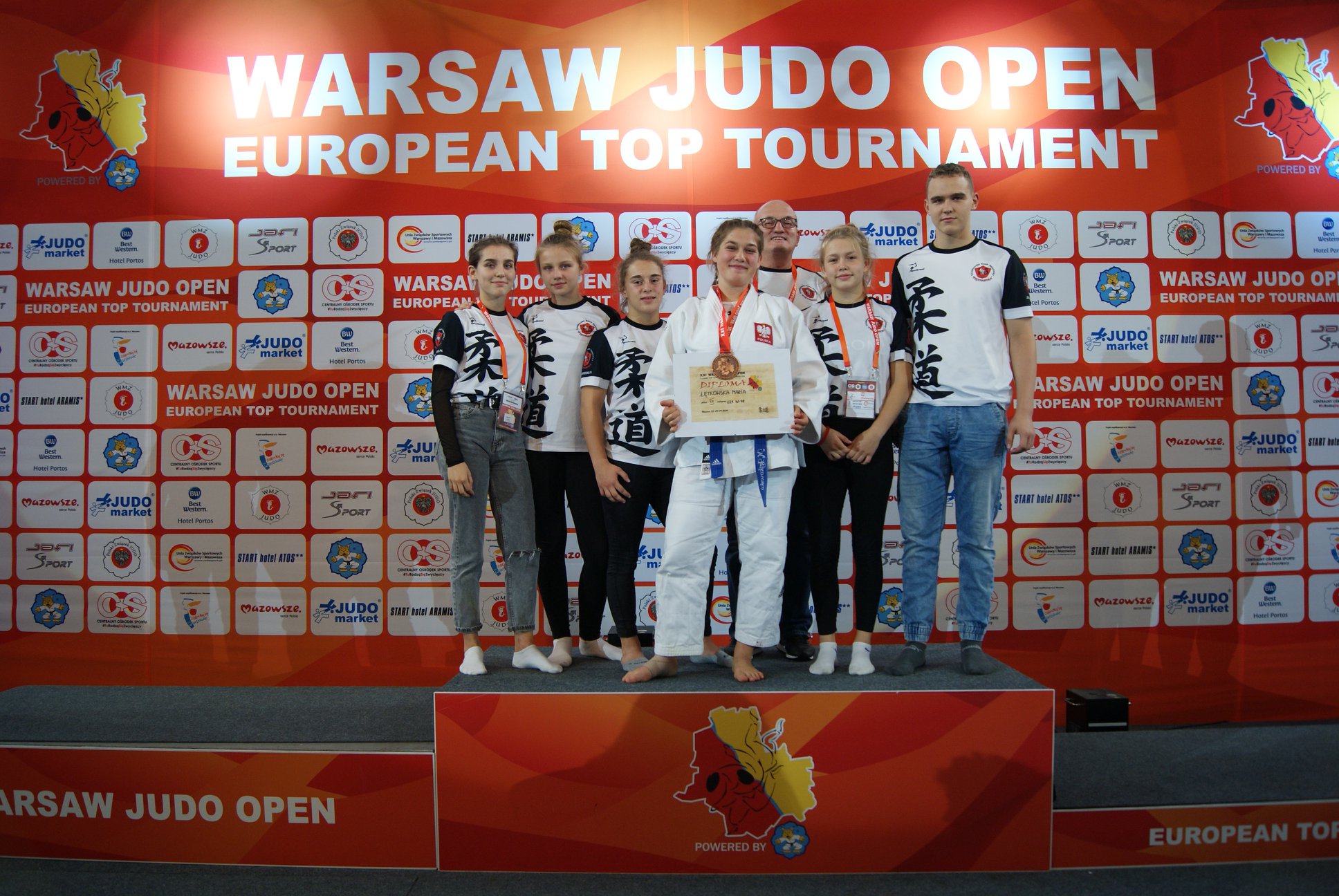Brązowy medal Marysi i VII miejsce Ani na Warsaw Judo Open